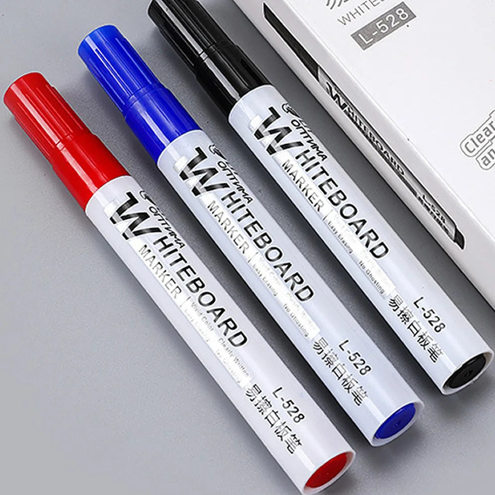 1/20pcs Erasable Whiteboard Marker Pen Blackboard Marker Teaching Chalk for Glass Ceramics Office School Art Marker Stationery