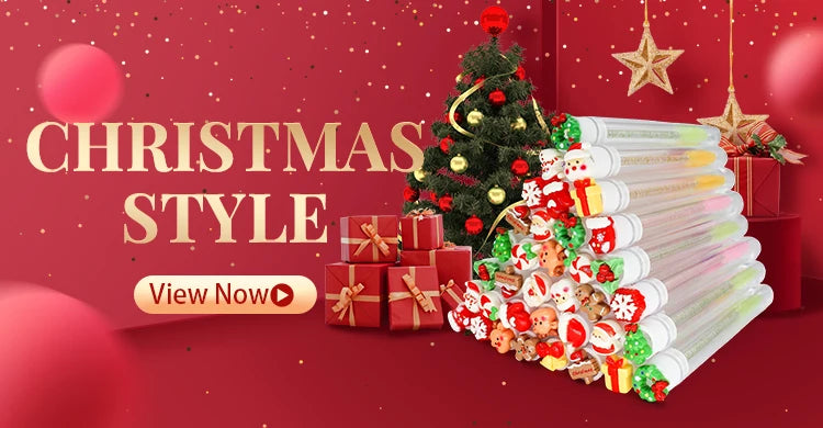 Christmas Eyelash Brush Tubes With Lash Reusable Mascara Wands Replaceable Makeup Applicators Dust-proof Lash Extension Supplies