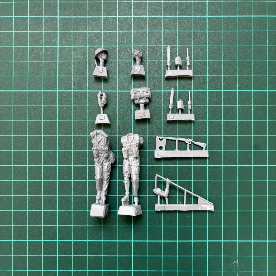1/35 Resin Unpainted Model Kit, Military Theme, Chindit Forces (2) Set Unassembled and Unpainted GK