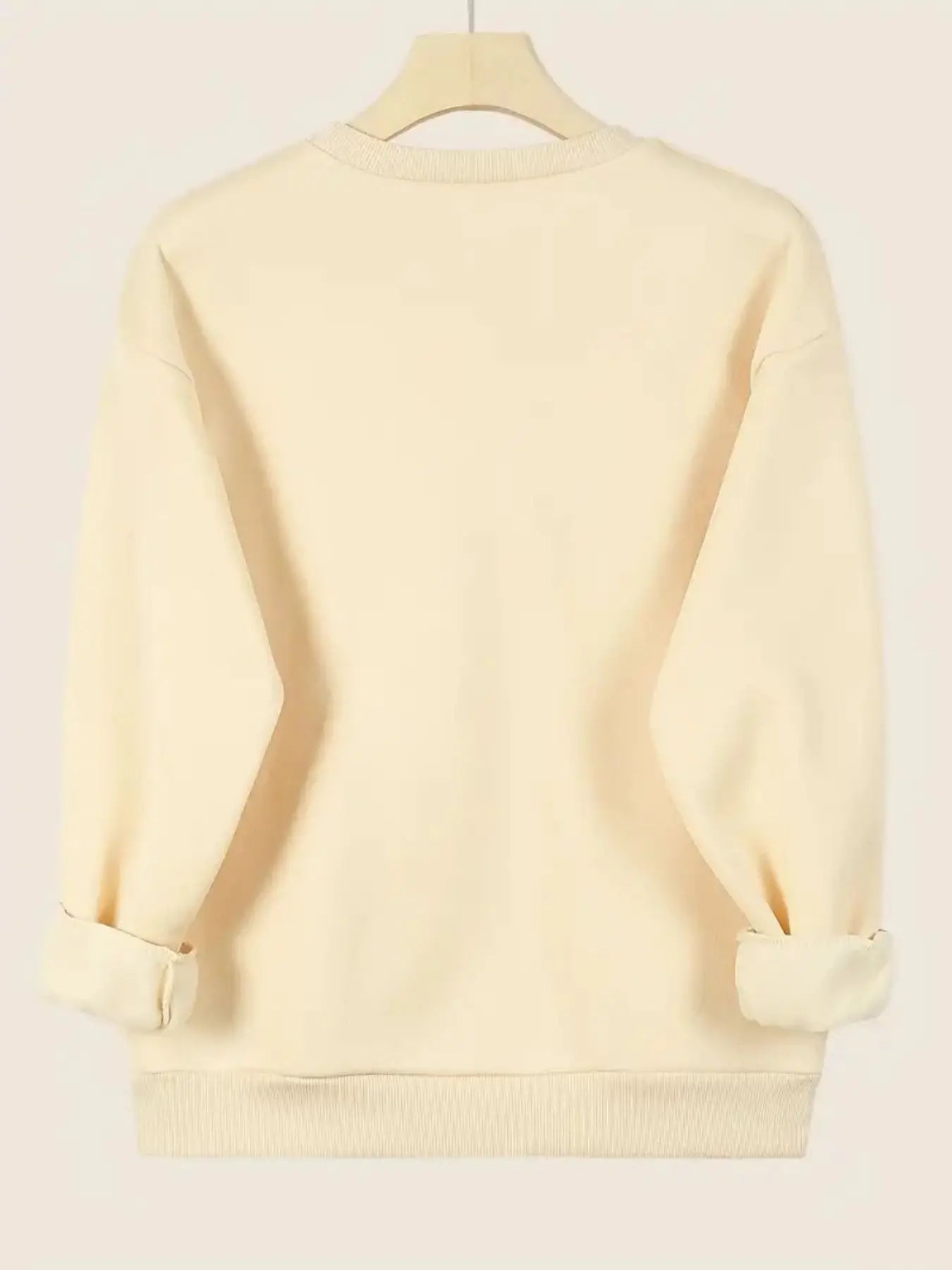 Paris Loose Sweatshirt Casual Long Sleeve Women Autumn and winter  Comfortable Pullover Crewneck Loose Female Clothes