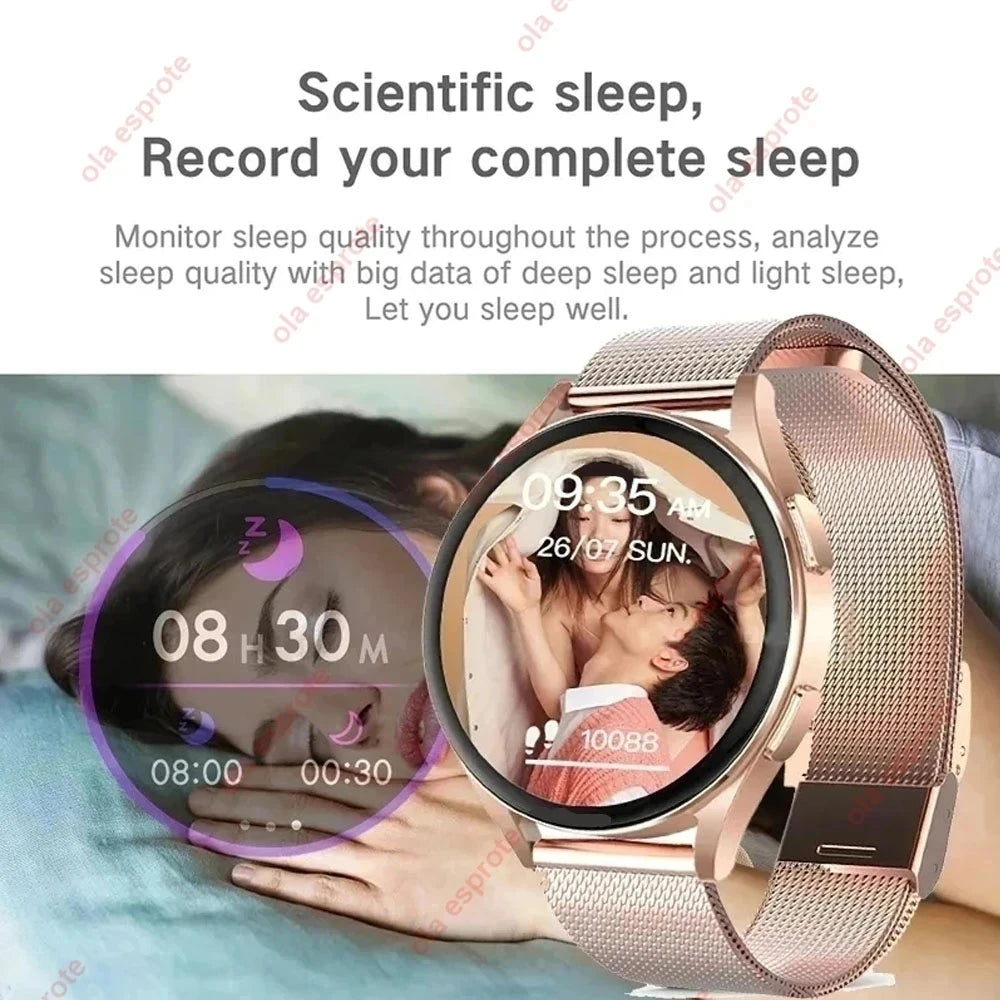 Bluetooth Call Smart Watch Pro 1.39-Inch Custom Dials Music Sports Men Women Watch 6 Health Monitor Smartwatch For Android IOS