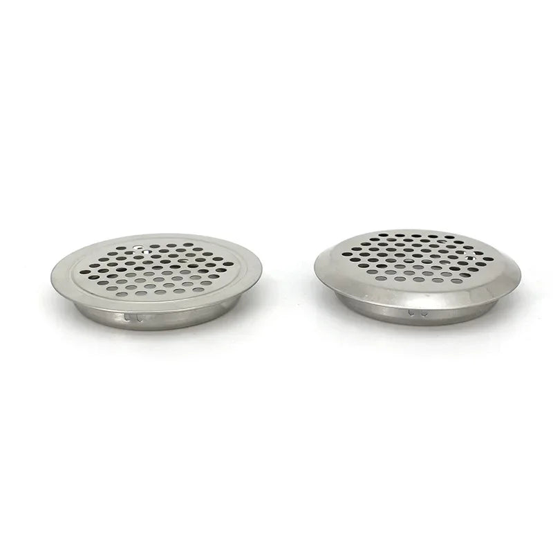 10pcs Round cabinet Air duct Vent Dia.19mm-53mm Steel Louver Mesh Hole plug decoration cover Wardrobe grille ventilation systems