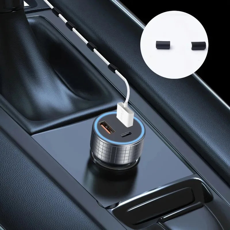 Multi-functional Fixed Wire Clip Storage Management Clip Cable Holder Car Navigation Car Charger Data Cable Fixing Clips