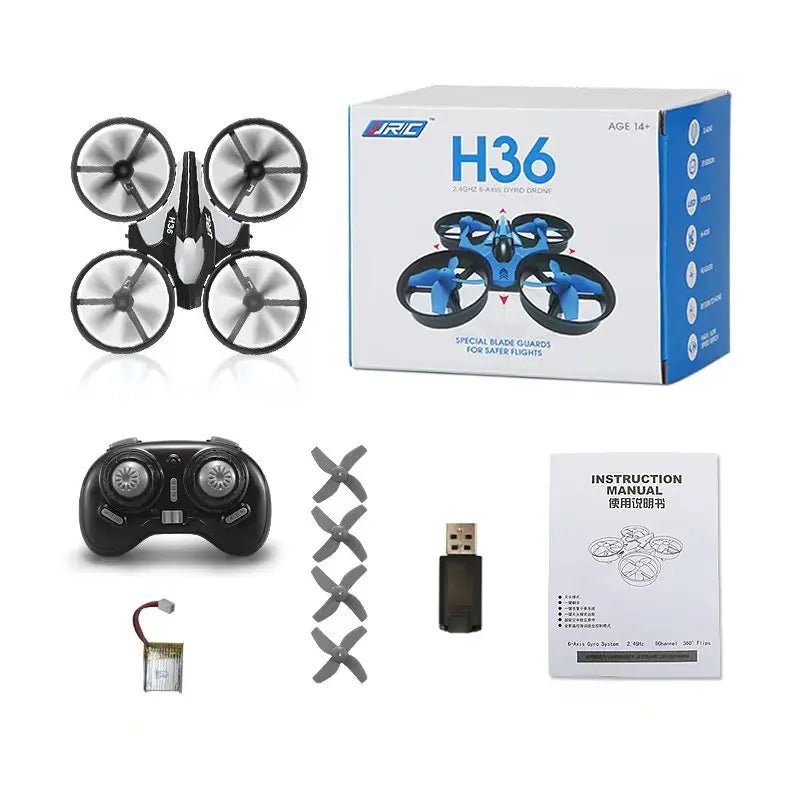 JJRC H36 Mini Rc Drone 4ch 6-Axis Headless Mode Helicopter 360° Flip Remote Control Quadcopter Toy Mini Drone For Kids