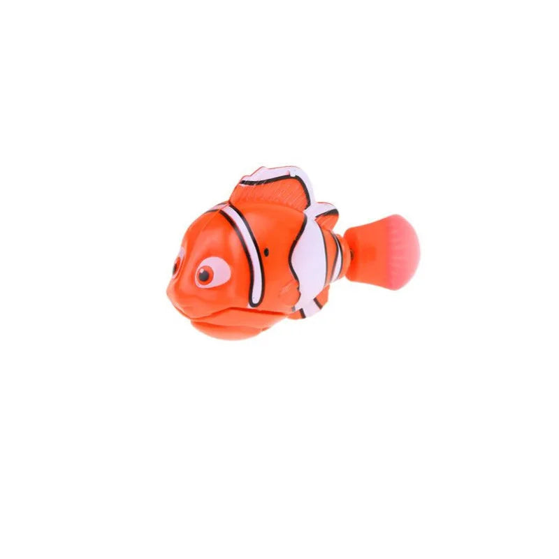 Flash Swimming Electronic Pet Fish Bath Toys for Children Kids Bathtub Battery Powered Swim Fishing Tank Decoration