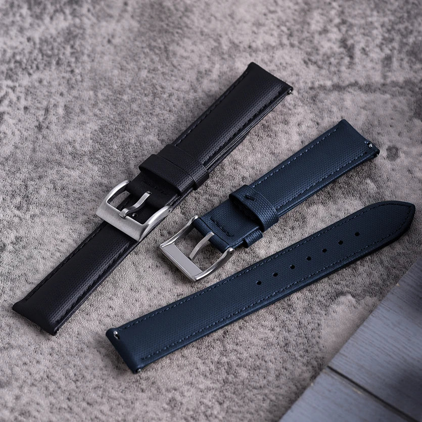 New D-elugs Waterproof Sailcloth Watch Strap 20mm 22mm Fabric Nylon Leather Watch Band For Omega/Seiko Belt Quick Release Strap