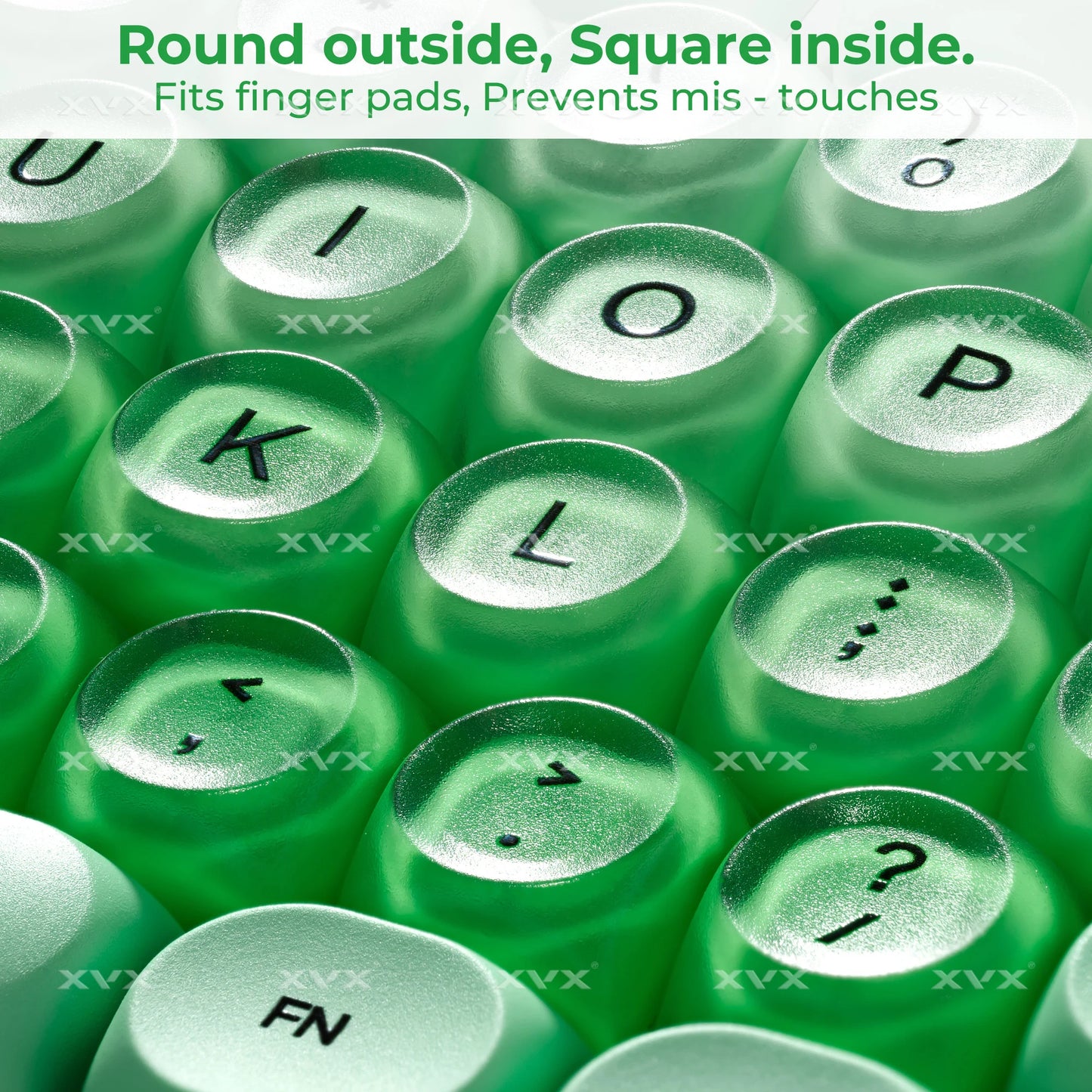 XVX Pink Keycap Clear 132 Keys Dye Sublimation Pbt+Pc HOA Profile Foundation Key Cap for Mechanical Keyboard 75% Keycaps