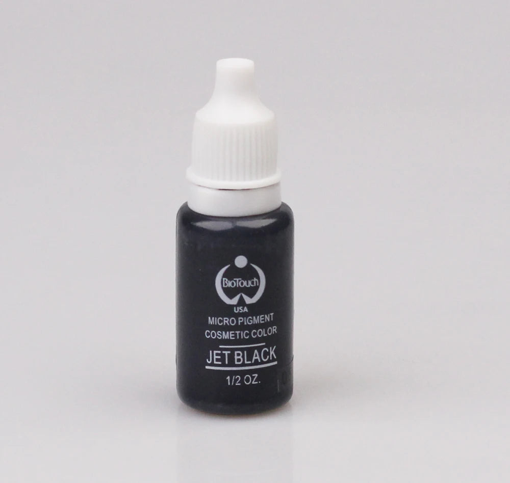 1Pcs Tattoo Ink Pigment Kit Permanent Makeup Micropigment for Eyebrow Eyeliner Lip Art Brown Black Chocolate Dark Red