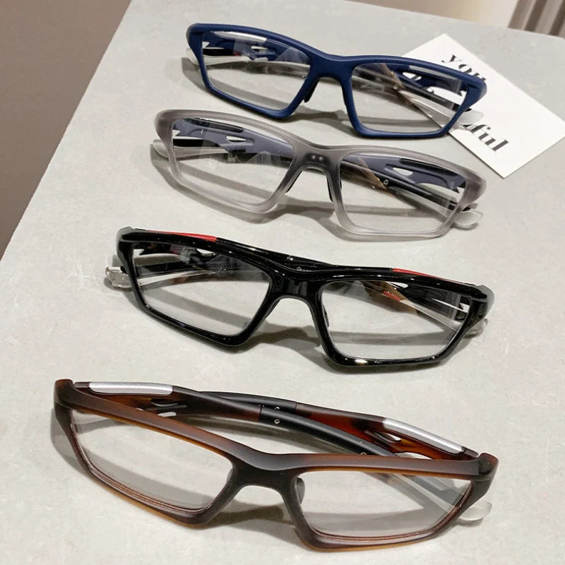 Multi Focal Color Changing Presbyopia Glasses, Sports Anti Slip Eyeglass Frames, Trendy Anti Blue Light Presbyopia Glasses