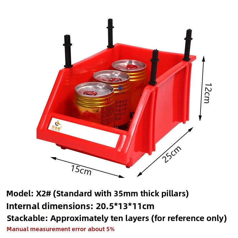 Plastic Combination Hardware Screw Storage Box Parts Organizer Toolbox Warehouse elf Storage Case Modern Sle Universal Use
