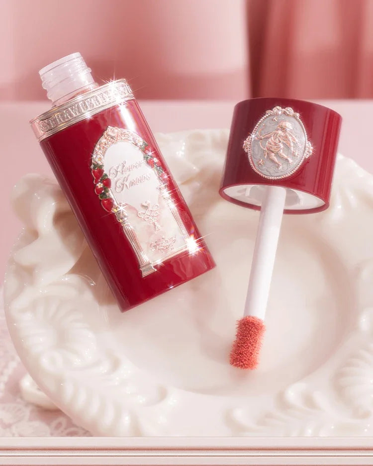 Flower Knows Strawberry Cupid Liquid Blush Long-lasting Moisturizing Easy Makeup Blush Creamy Liquid Blusher