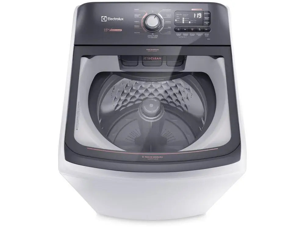 Electrolux 15kg Washing Machine Inox Basket 11 Premium White Washing Programs Care LEC15 - 220V