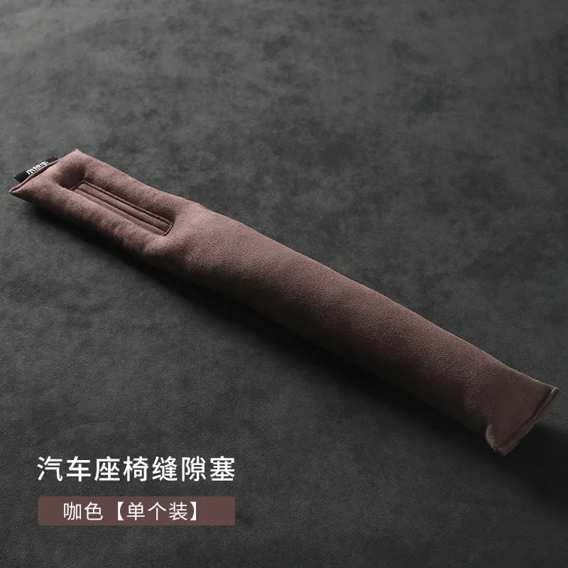 Suede Car Seat Gap Filler Soft Car Styling Padding Leather Leak Pad Plug Spacer Universal Interior Accessories Car Organizer