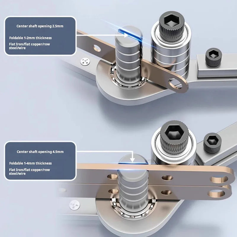 Sheet Metal DIY Furniture Art Bending Tools Manual Iron Block Bending Machine Steel Plate iron wire Bending tools