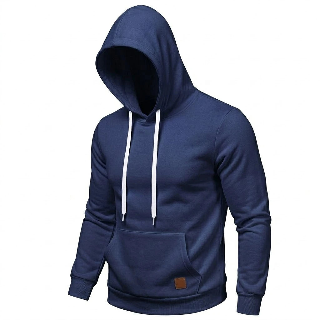 New Casual Men's Hoodie Drawstring Hoodies Male Sweatshirt Long Sleeve Coats Outdoor Streetwear Lightweight Gym Man Pullover