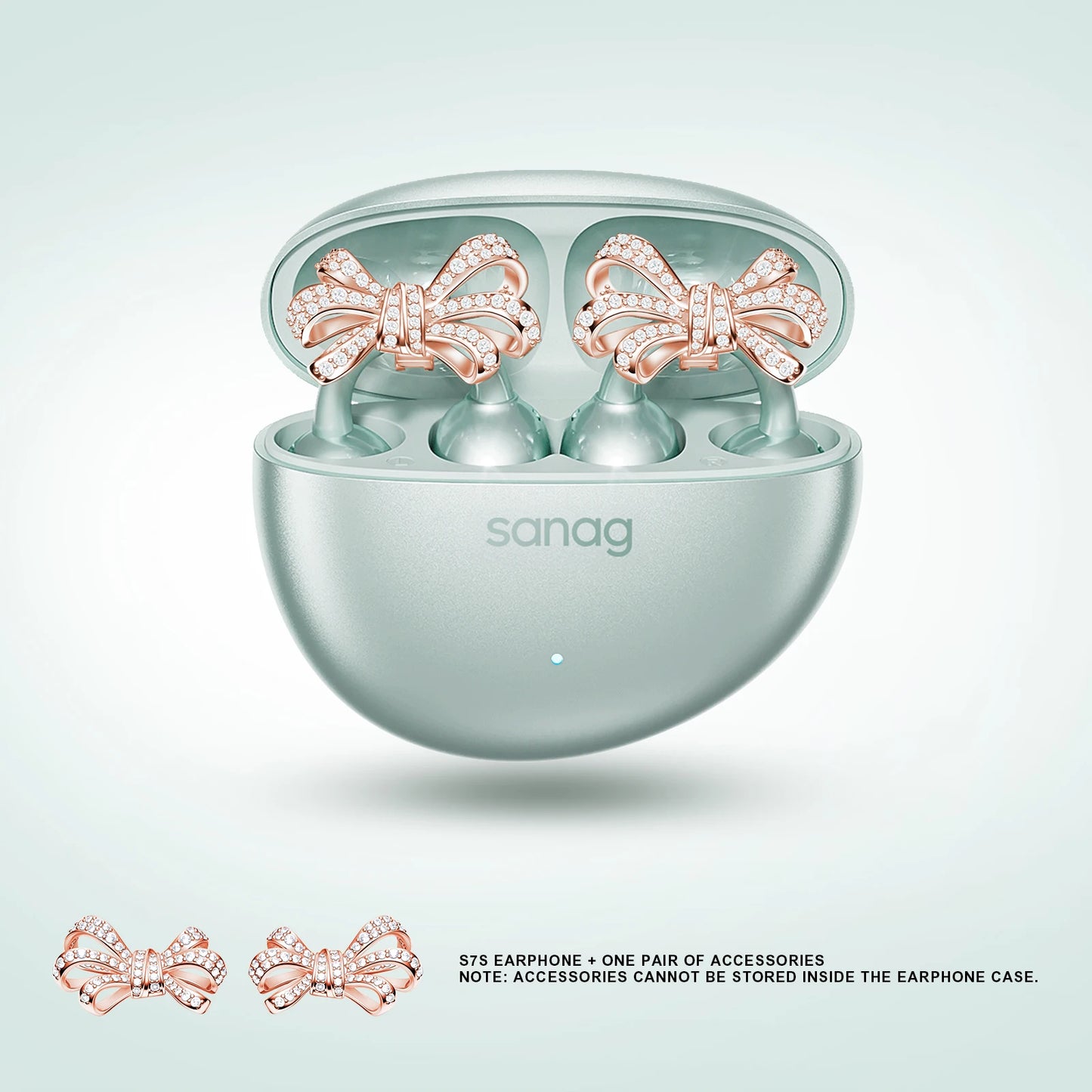 Sanag S7S AI Open Ear Clip on Headphones HiFi 3D Stereo Sound Quality AI Assistant Wireless Bluetooth Earphones APP EQ Setting