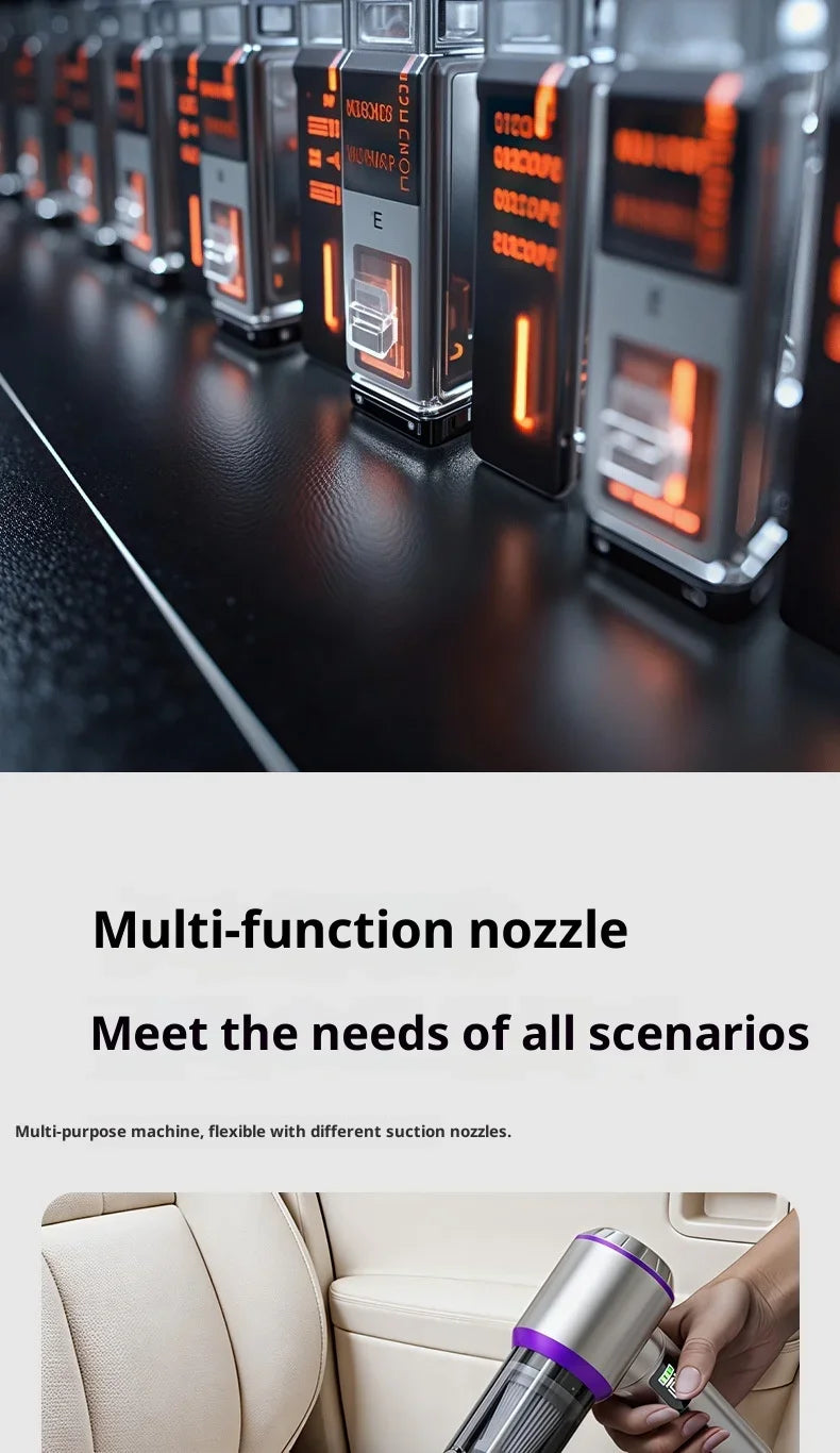 Car Vacuum Cleaner High Power Portable Handheld Wireless Brushless Motor Cleaning Machine Powerful Air Duster for Home Appliance