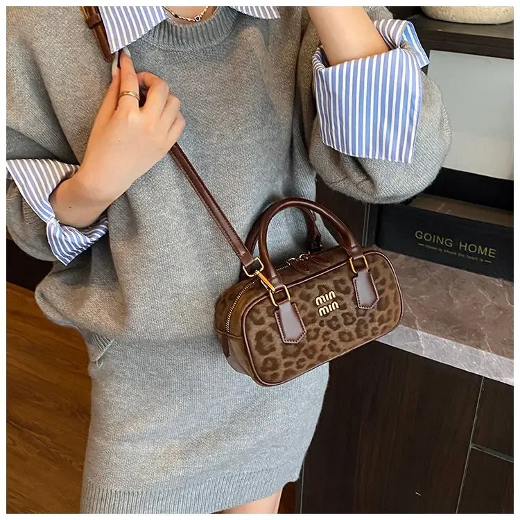 Women's Square Leather Satchel Handbag | Tote Shoulder Crossbody Purse & Diaper Bag