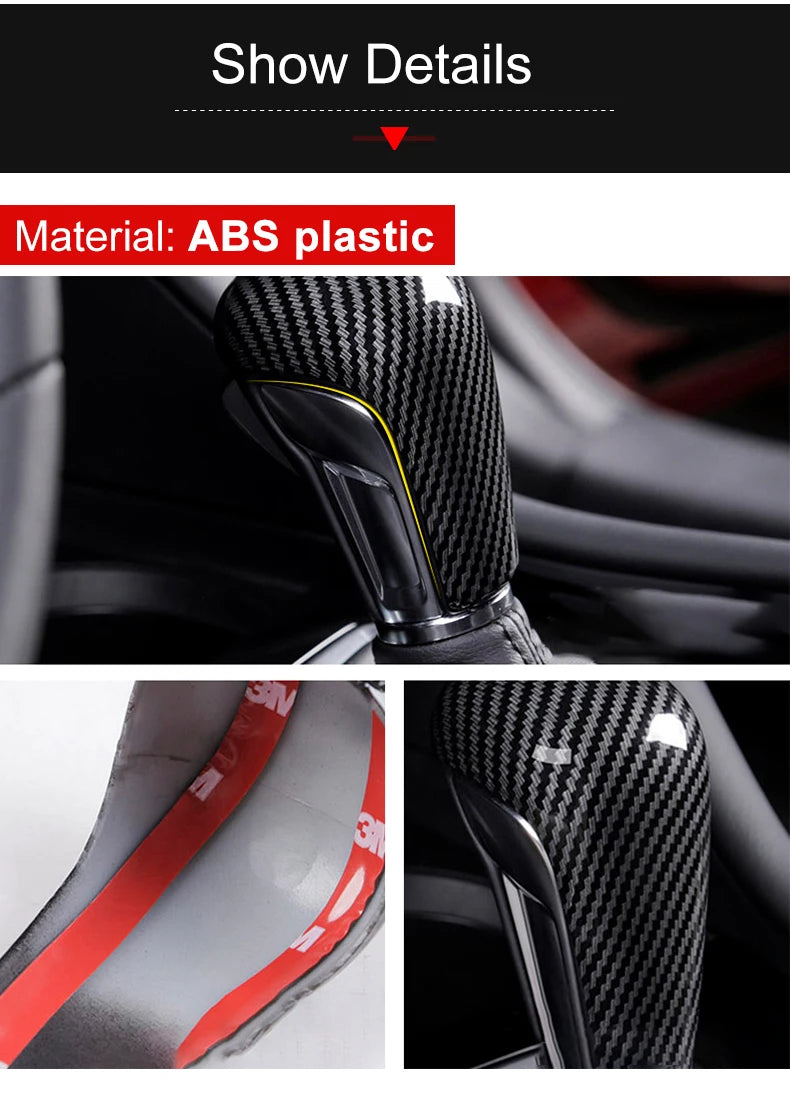 Car Gear Shift Knob Gear Head Cover Trim Sticker For Mazda 3 BP Axela CX-30 CX30 CX-50 CX50 2019 2020 2021 2022 2023 2024 2025