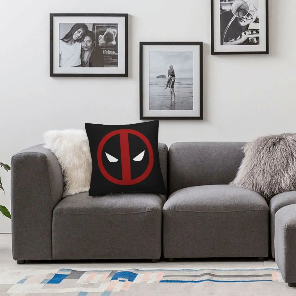 Custom Deadpool Wolverine Cartoon Manga Cushion Cover Soft Cute Pillows