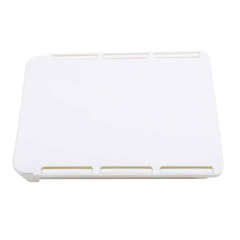 White Self-Adhesive Storage Drawer Box Makeup Pencil Tray Desk Hidden Under Desk Stand Self-adhesive Under-drawer Storage Boxes