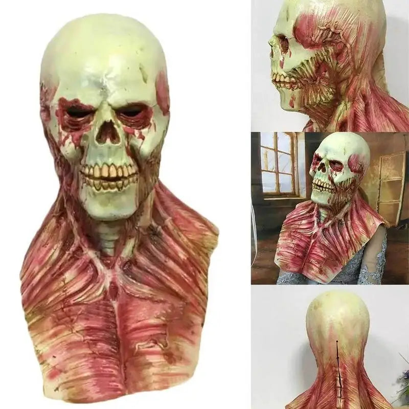 Halloween Horror Mask Zombie Masks Party Cosplay Bloody Disgusting Rot Face Scary Masque Masquerade Mascara Terror Masker Latex