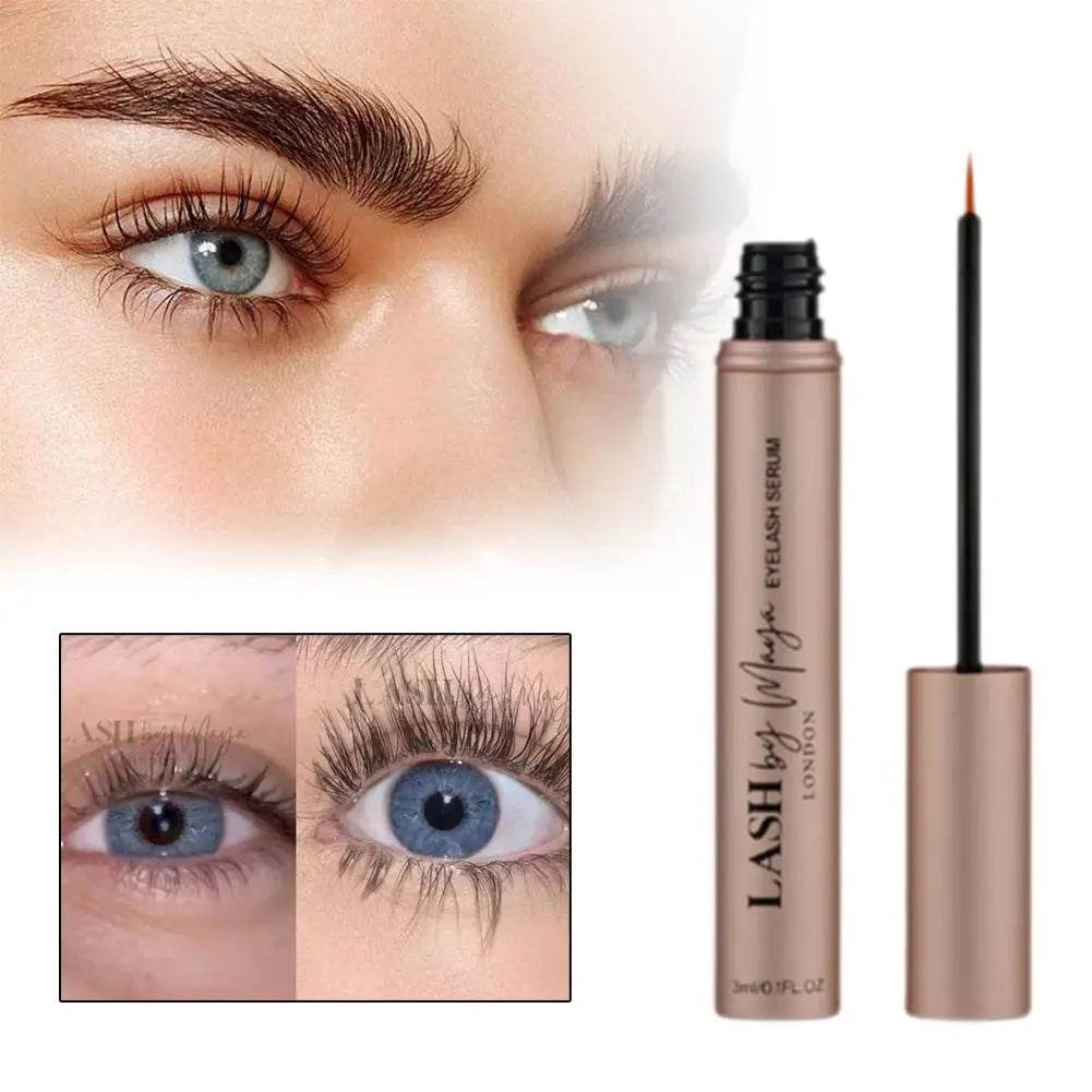 Lash Eyelash Growth Serum Extra Volume Waterproof Black Mascara Fuller Thicker Curling Ultra Fine Lashes Mascara Eyes Makeup