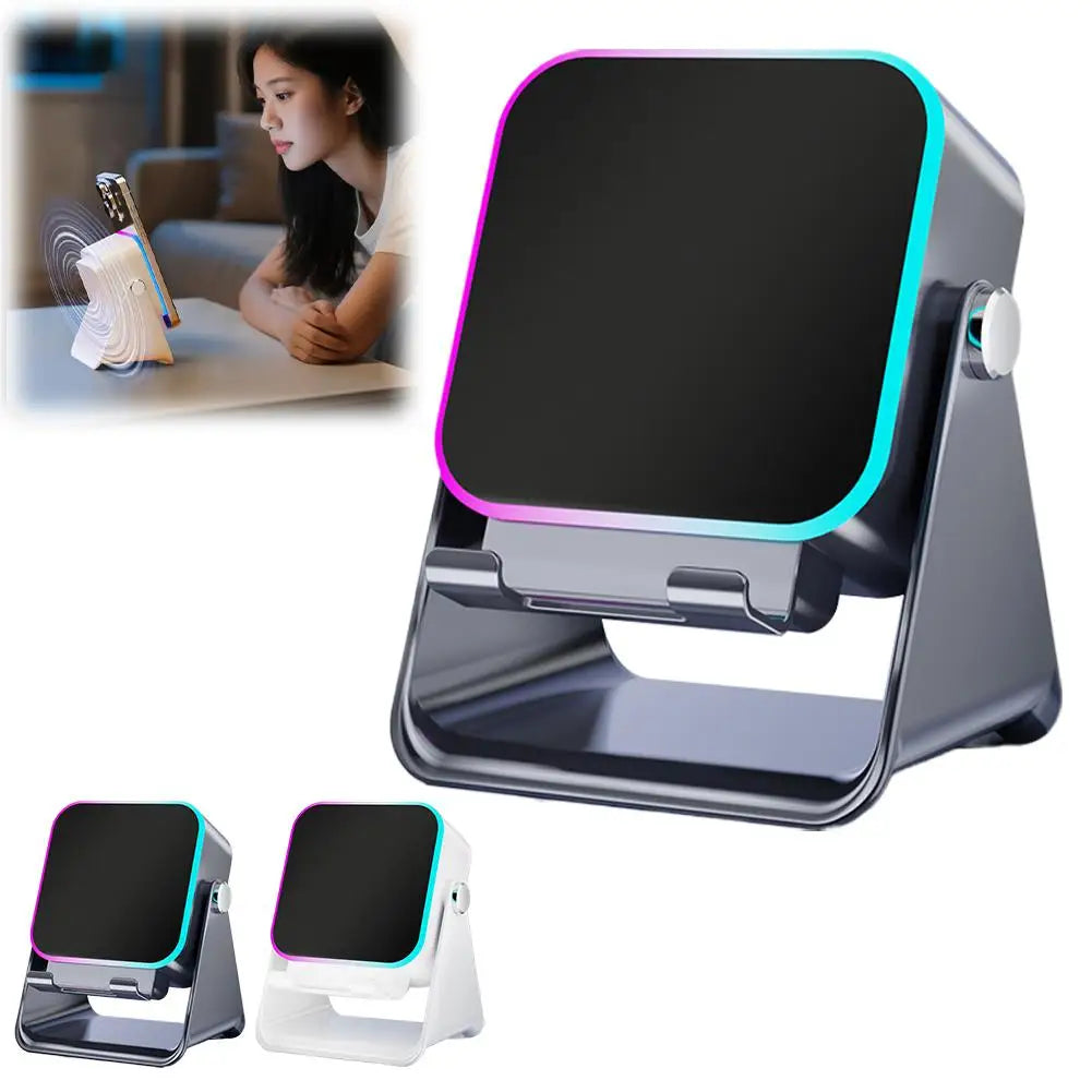Multifunctional Bluetooth Speaker Magnetic Adjustable Desktop Tablet Bracket Support Portable Wireless Charger Phone Holder