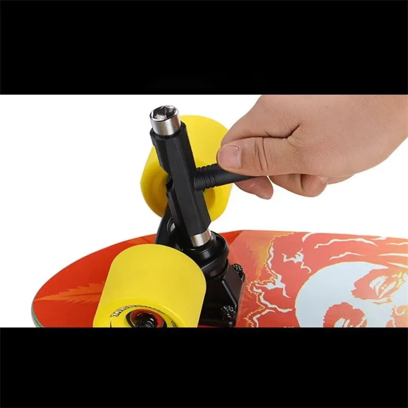 Professional Skateboard Tools T Type Skate Scooter Skateboard Tools Kick Scooter Mini L Wrench Set Assemble Adjusting Tool Kit