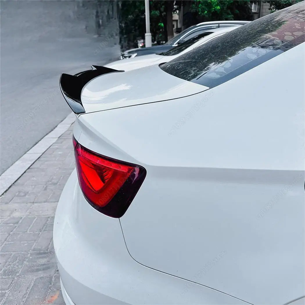 For Audi A3 S3 RS3 8V 8Y TFSI TDI Sedan 2014-2020 M4 Style Car Rear Trunk Spoiler Wing ABS Gloss Black Bodykits Tuning