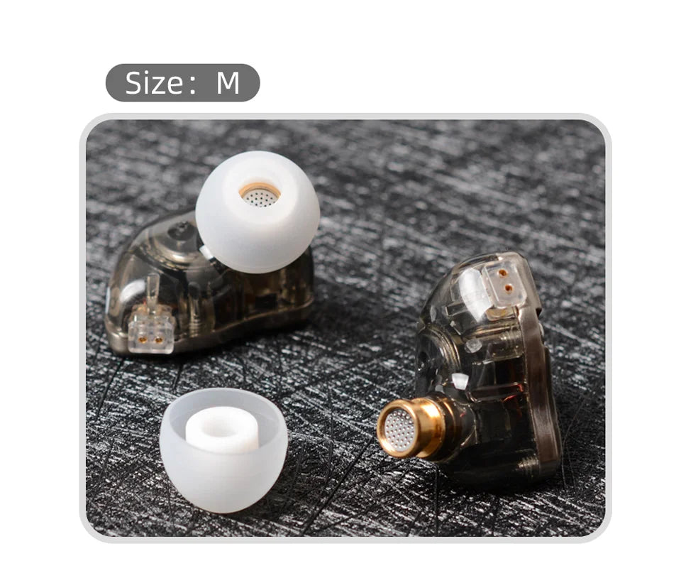 NICEHCK 07 Noise Isolating Silicone Ear Tips Soft Safe Eartips Improve Vocal For DB2 4U ASX ZSN ZS10 Pro ZSX In Ear Earphone