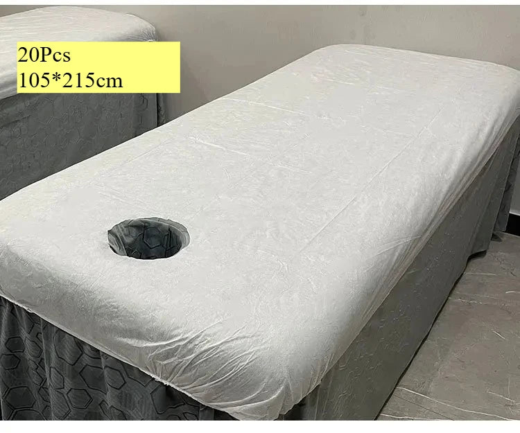10/20/50 Pieces Disposable Elastic Breathable Non-woven Fabric Covers Thickened Spa Salon Beds Clinic Beds Massage Shop Beds
