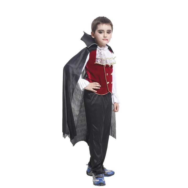 Halloween Fantasy Costumes for Kids Gothic Ghost Bride Red Vampire & Day of The Dead Cosplay Girls & Boys