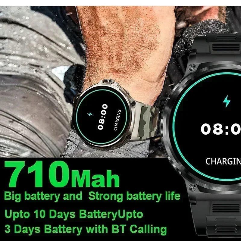 Xiaomi 2025 NEW 1.85-inch ultra HD smartwatch, GPS track HD Bluetooth call; 710 mah large battery 400+ dial, suitable for Huawei