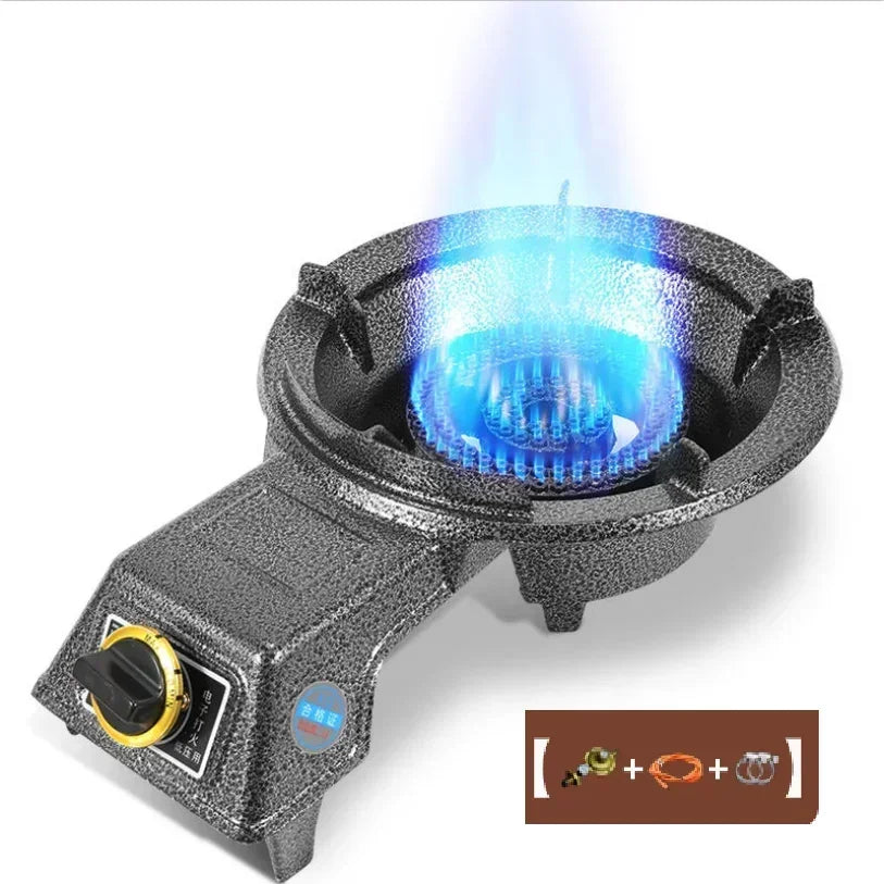 Powerful Gas Stove for Home and Commercial Cooking - Compatible with Natural Gas and LPG AN