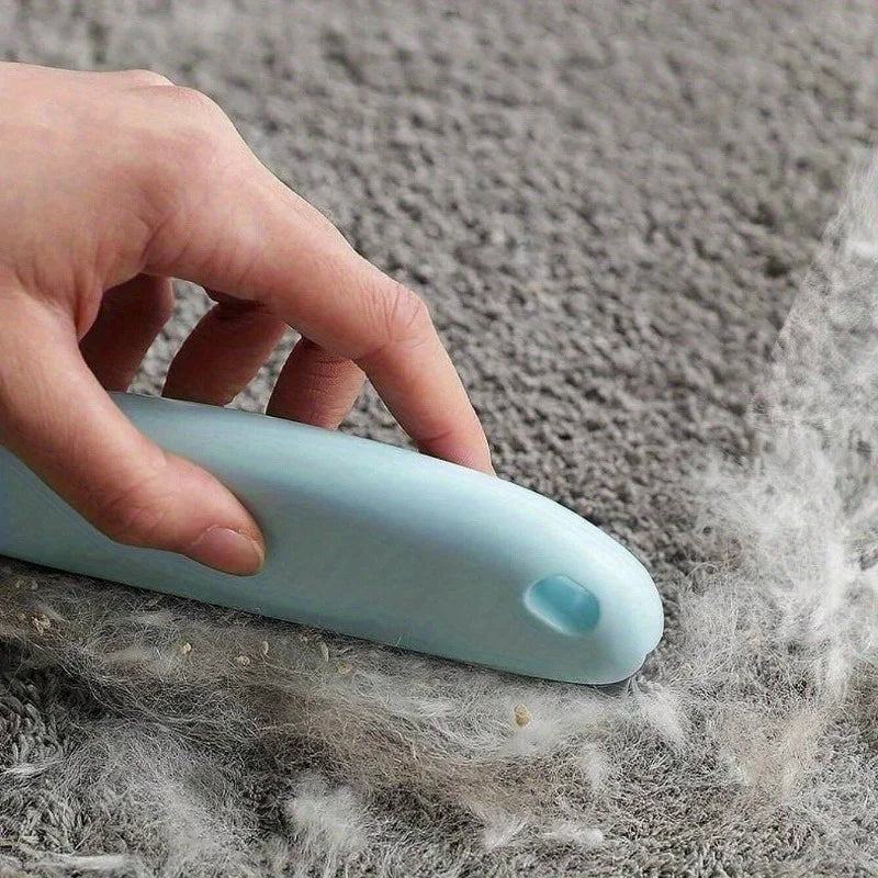 Pet Hair Cleaning Brush, With Anti-scratch Rubber Bristles - Suitable for Cats, Powerful Pet Hair Brush for Dogs - High-efficien
