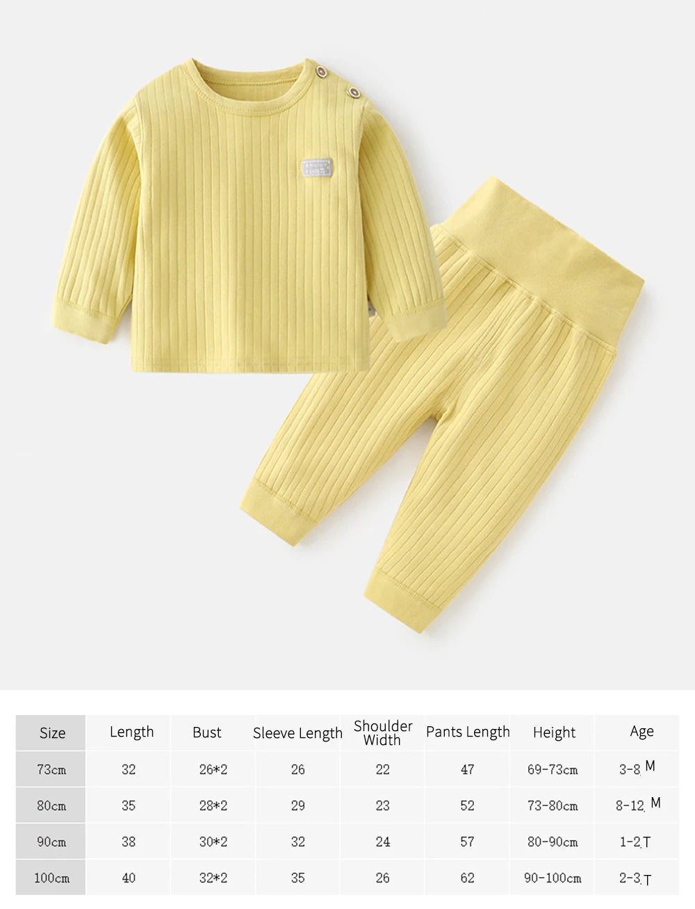 Autumn Winter Infant Clothing Sets Cotton Newborn Boys Girls Clothes Baby Underwear Newborn Baby Kids Pajamas Suits