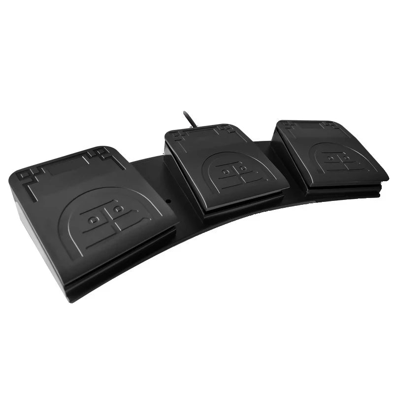 USB Foot Triple Switch Controller Key Customized Keyboard Mouse Gaming Pedal for Medical Devices Instruments Computers Office