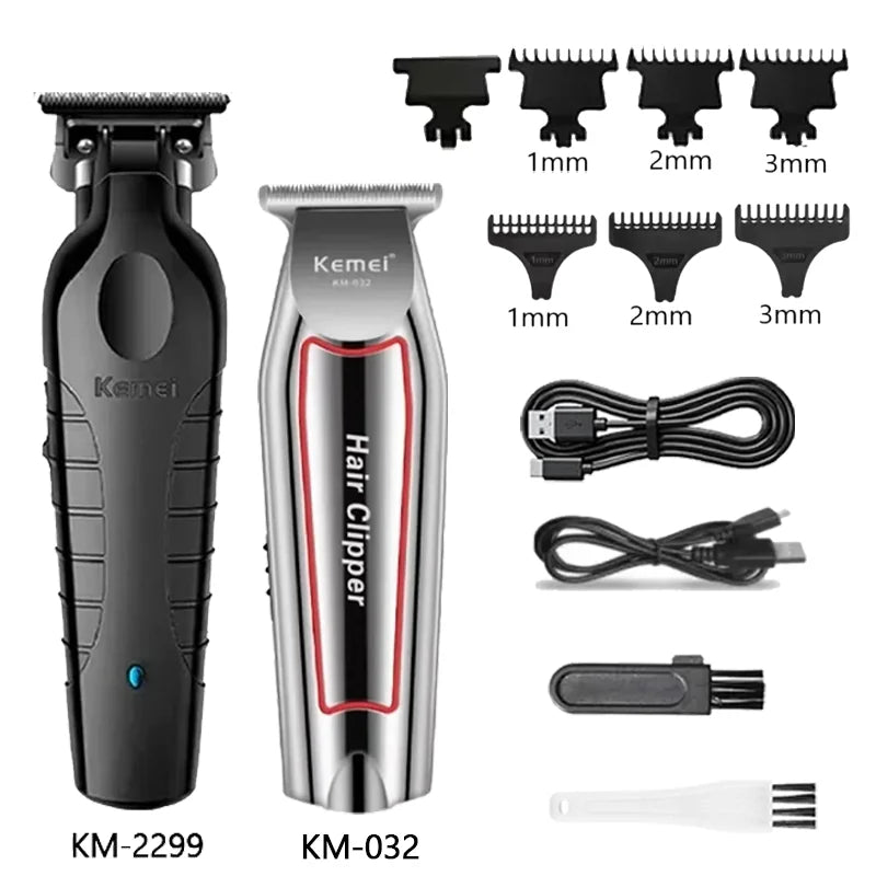 Kemei Electric Hair Clipper KM-2299 KM-032 KM-1102 Men's Electric Hair Trimmer Machine Professional Hair Cutting Machine for Men