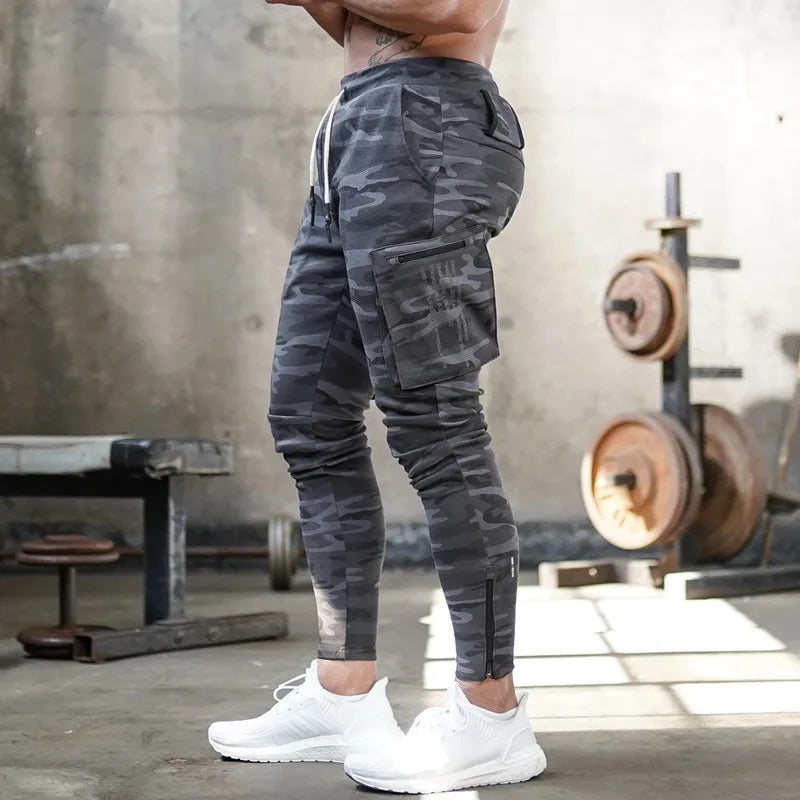 Men's Work Pants Are Sporty Lightweight Elastic Breathablepersonalizedquick Drying Outdoor Fitnessrunning Training, Multi Pocket