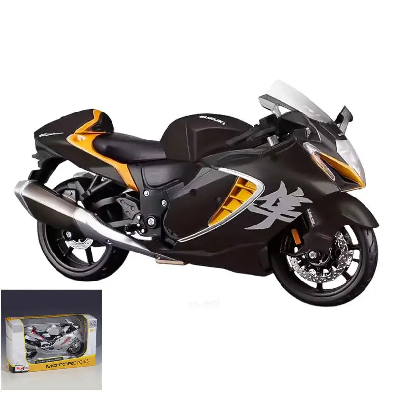 Maisto 1:12 SUZUKI 2022 Hayabusa Alloy Racing Motorcycle Model Diecasts Metal Street Sports Motorcycle Model Childrens Toys Gift