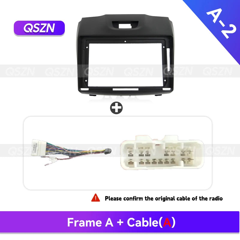 QSZN 2012-2016 For ISUZU D-MAX/MU-X/Chevrolet Trailblazer/Colorado/S10 2012-2016 Car Radio Android Player Stereo Frame Fascia