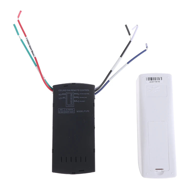 110-240V Universal Ceiling Fan Lamp Speed Remote Control Kit Timing Wireless