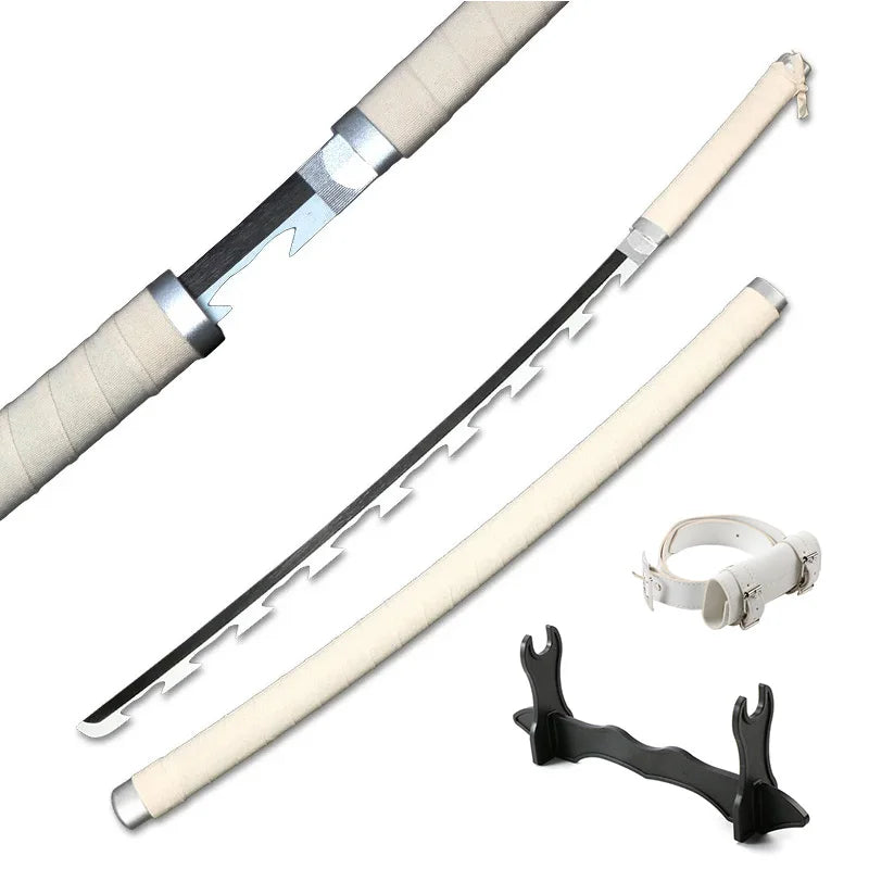 Anime Katana 104cm/41in Tanjiro Zenitsu Kyoujurou Samurai Swords Original Texture  Anime Katana  Cosplay Bamboo Wooden Toy Sword