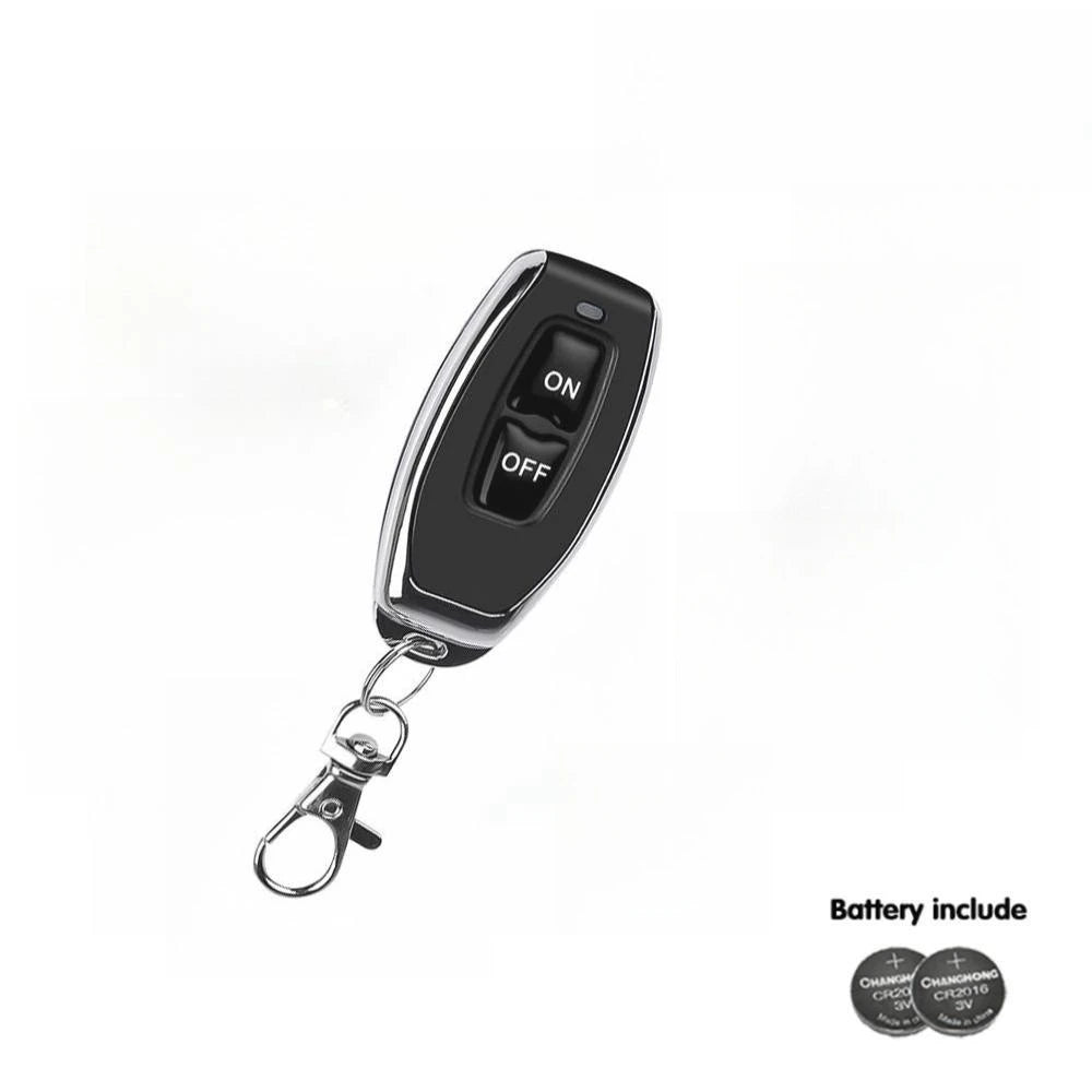 433MHz AC 110V 220V Wireless RF Remote Control Switch 1CH Relay Receiver With ON OFF Transmitter For Led Light Bulb DIY Control