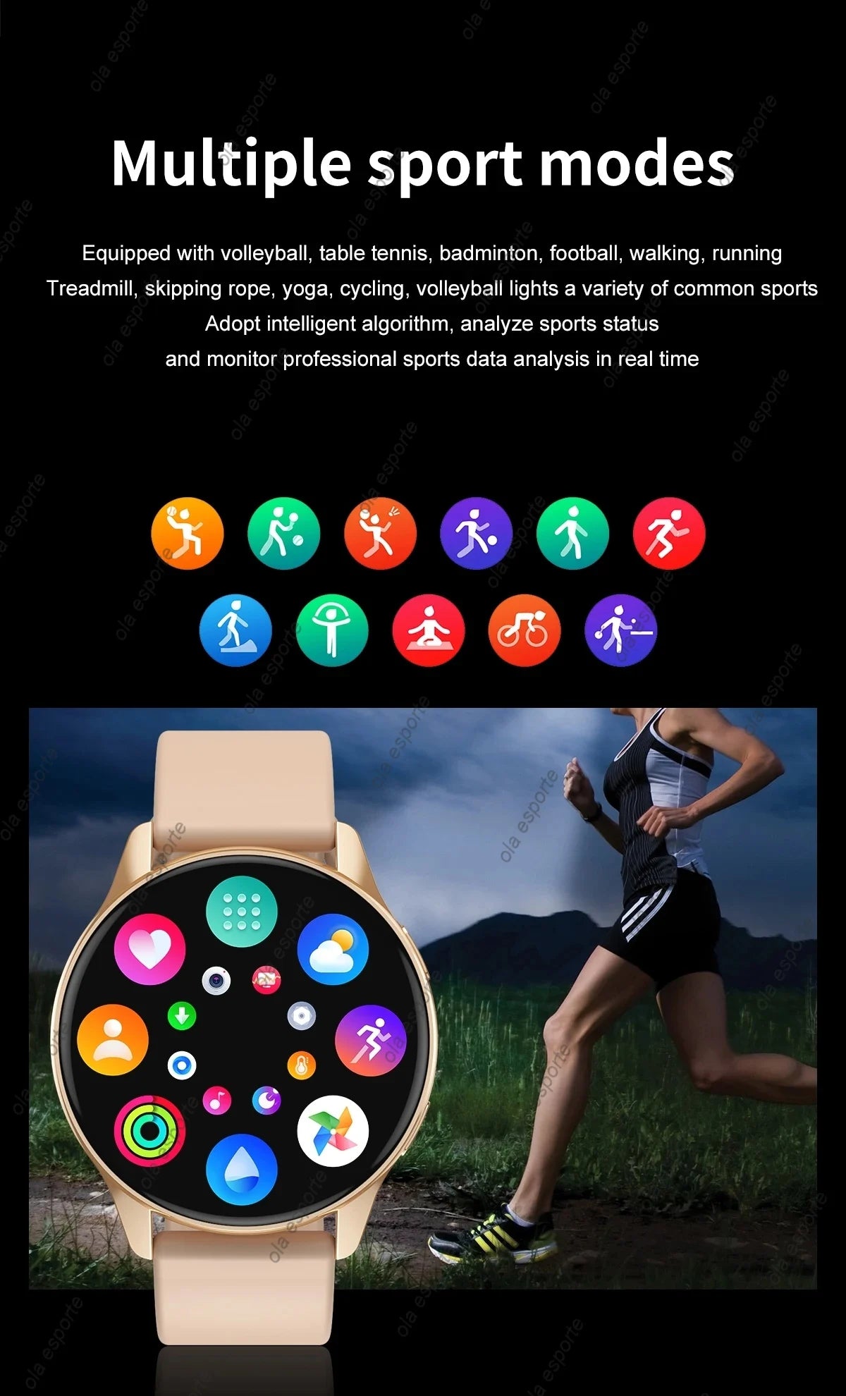 Bluetooth Call Smart Watch Pro 1.39-Inch Custom Dials Music Sports Men Women Watch 6 Health Monitor Smartwatch For Android IOS