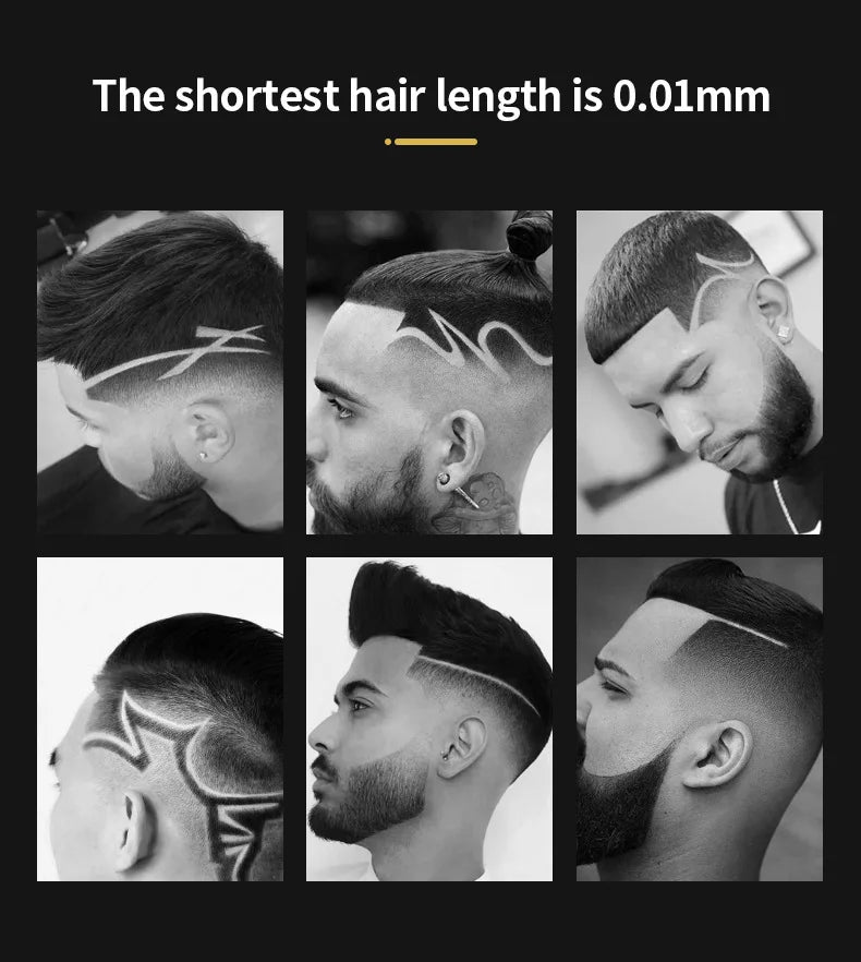 Kemei KM-034 KM-032 Professional Hair Trimmer Men's Electric Beard Trimmer LCD Display Hair Clipper Haircut Set