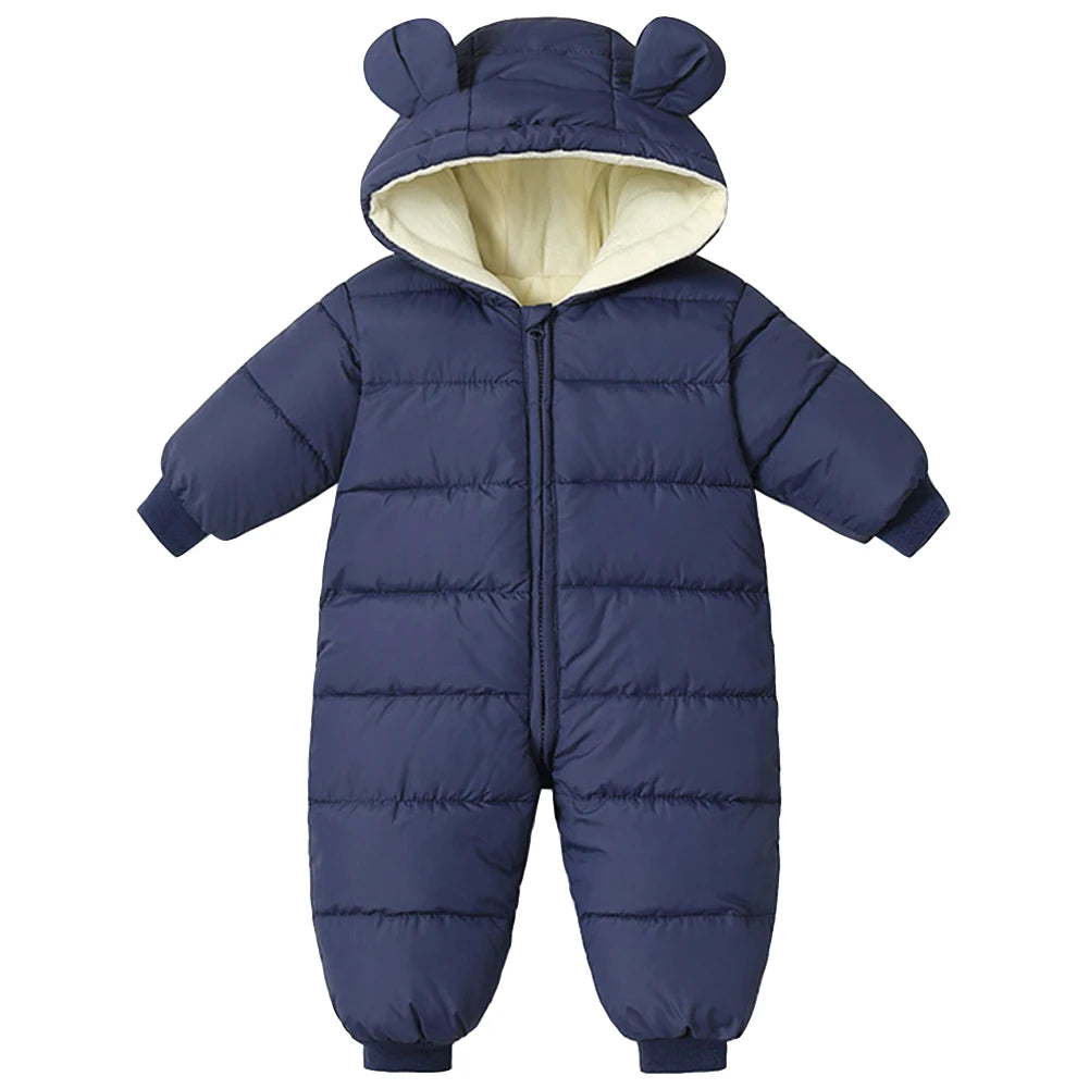 LPATTERN Toddlers Winter Romper,Hood Windproof Babies Jumpsuits,Infant Boys Overalls,Girls Sonwsuits,Warm Children's Outfits