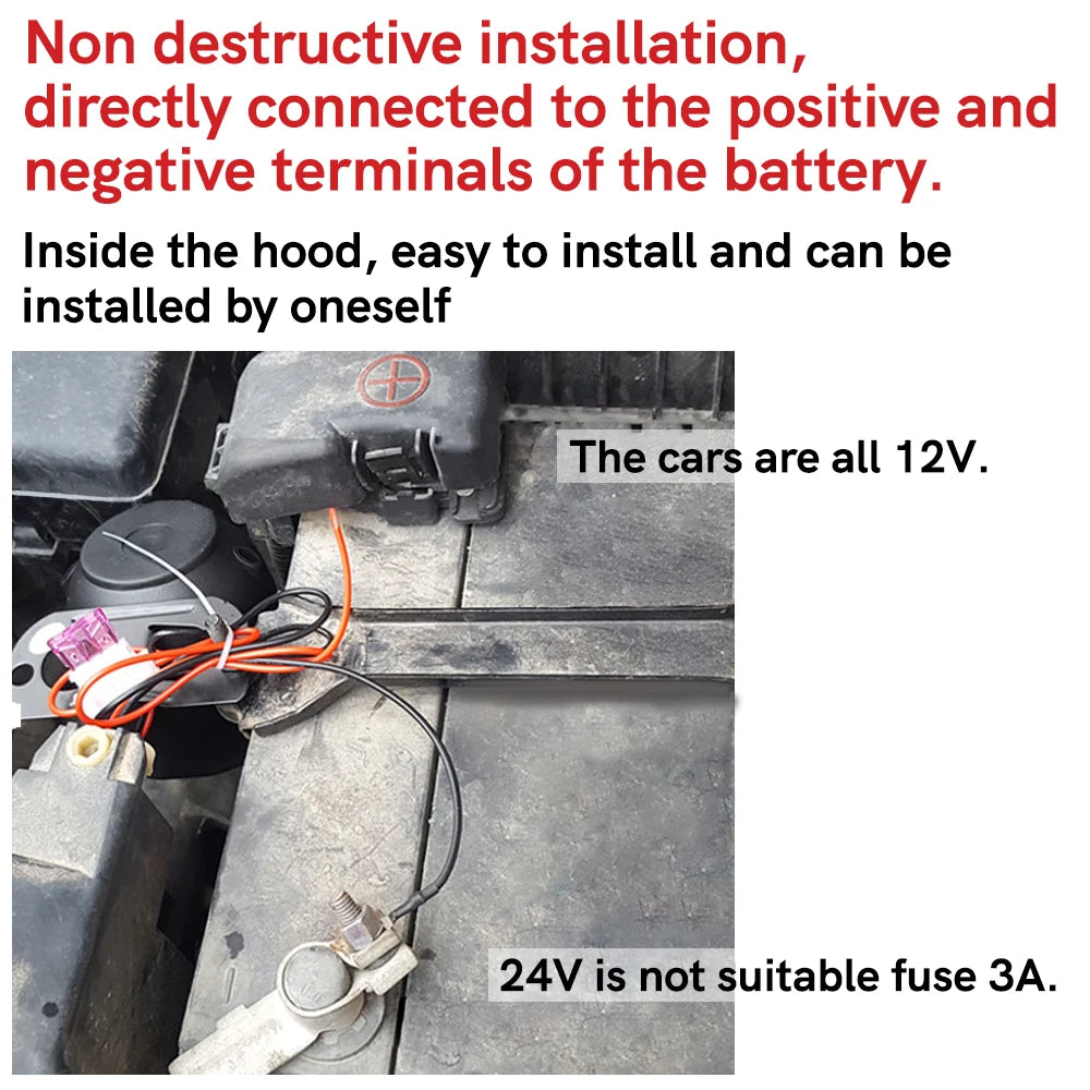 Universal 12V Car Alarm System 1 Way Vehicle Burglar Alarm Siren Security Protection With 2 Remote Control Car Motorcycle Truck