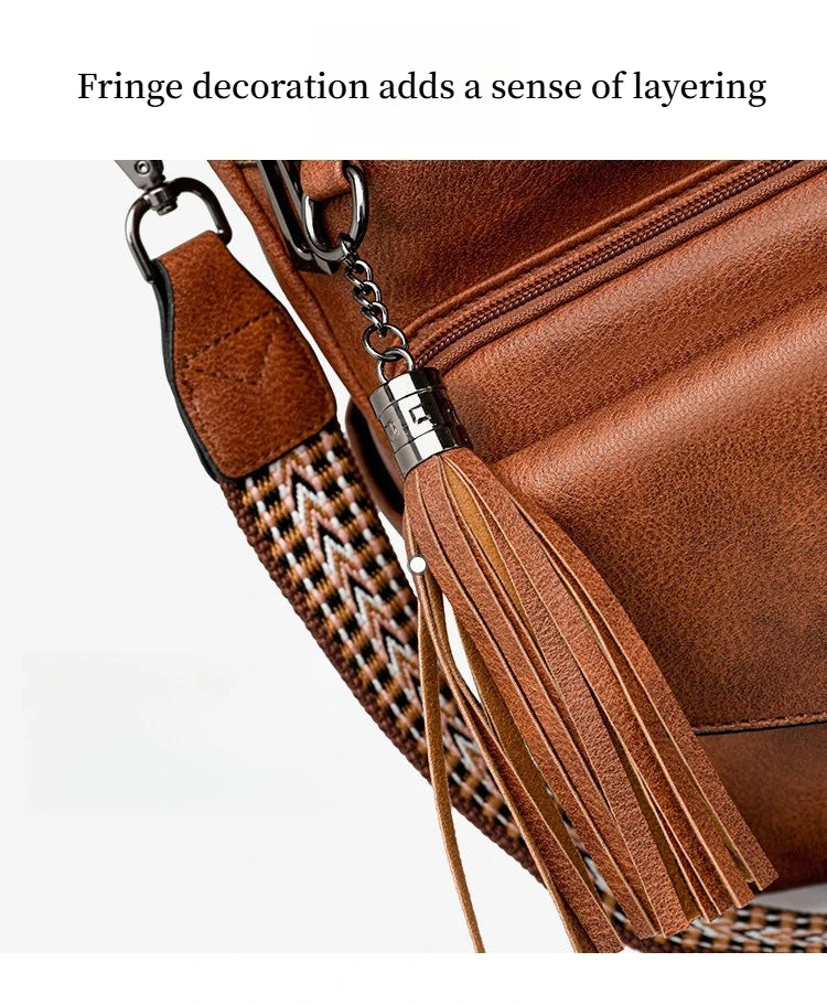 Winter Women's Backpack European Retro Two-shoulder Bag Luxury PU Composite Bag Commuter Single Shoulder Bag Leisure Travel Bags